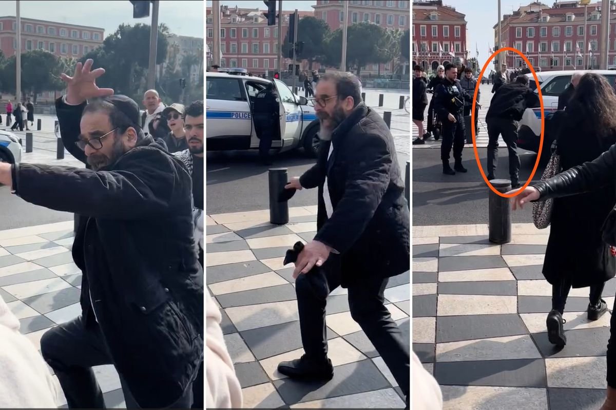 Nice'te Filistin standında provokasyon girişimi: Hem saldırdı hem "Mağdurum" dedi