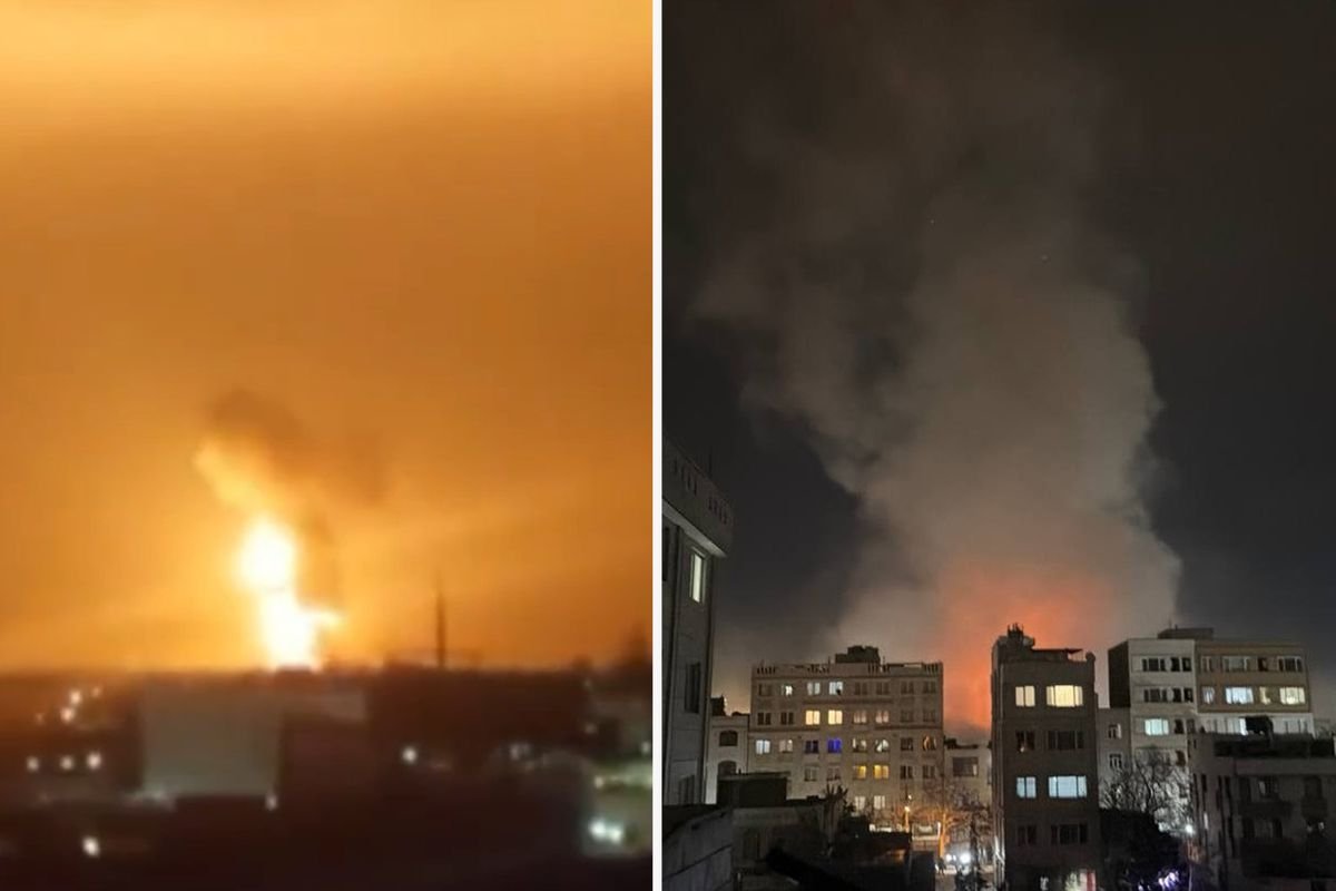 İsrail'den İran'a büyük hava saldırısı! 4 şehir aynı anda vuruluyor