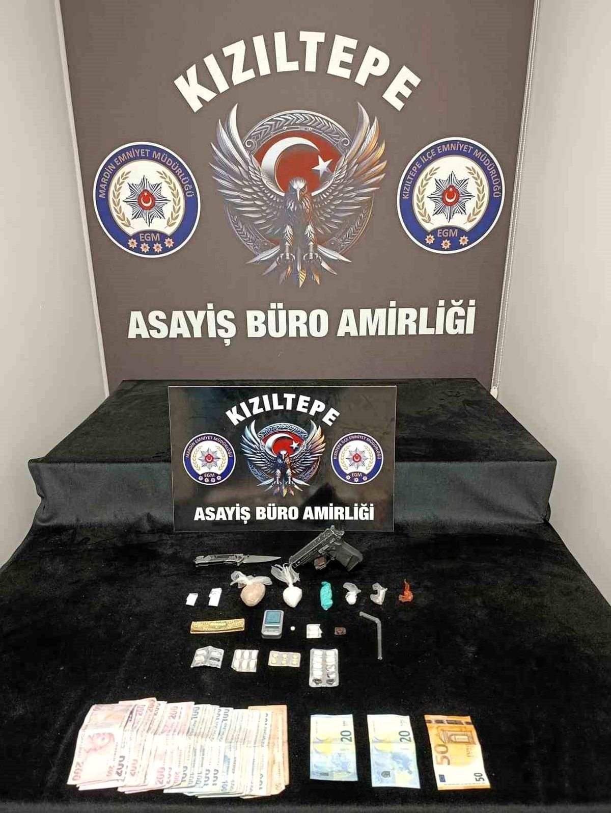 Mardin'de uyuşturucu operasyonunda 4 şüpheli yakalandı