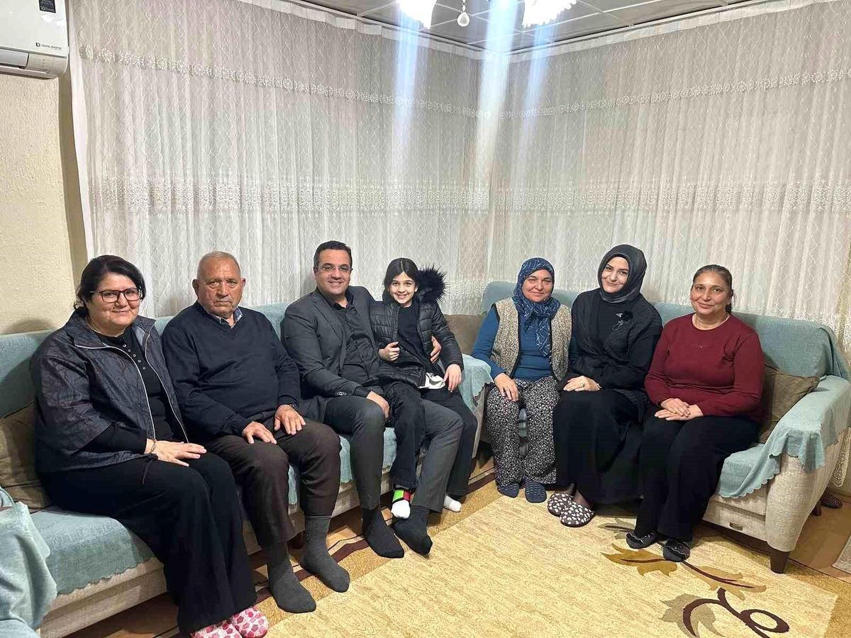 Kaymakam Dalak'tan Kıbrıs Gazisine anlamlı ziyaret