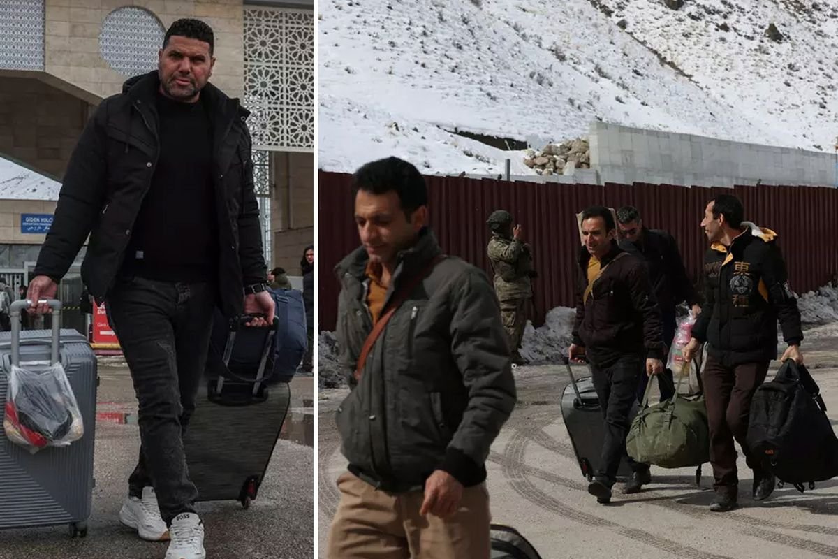 Görüntüler Türkiye sınırından: Savaşın başladığını gördük ve geldik