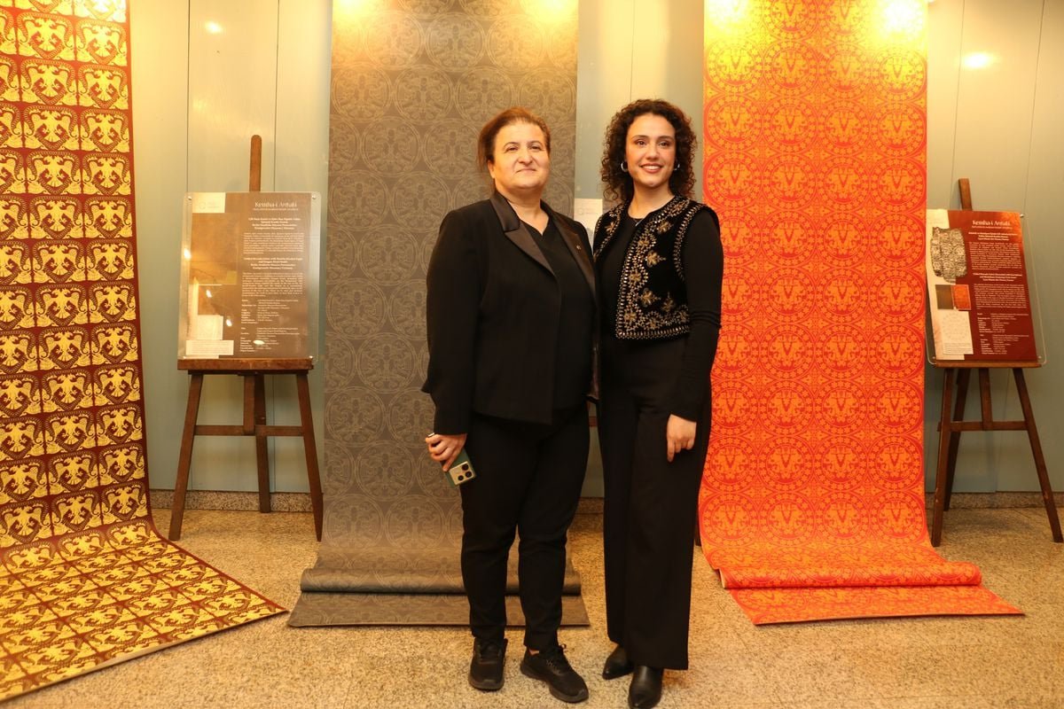 Selçuklu'nun 800 yıllık unutulan kumaşları dokundu