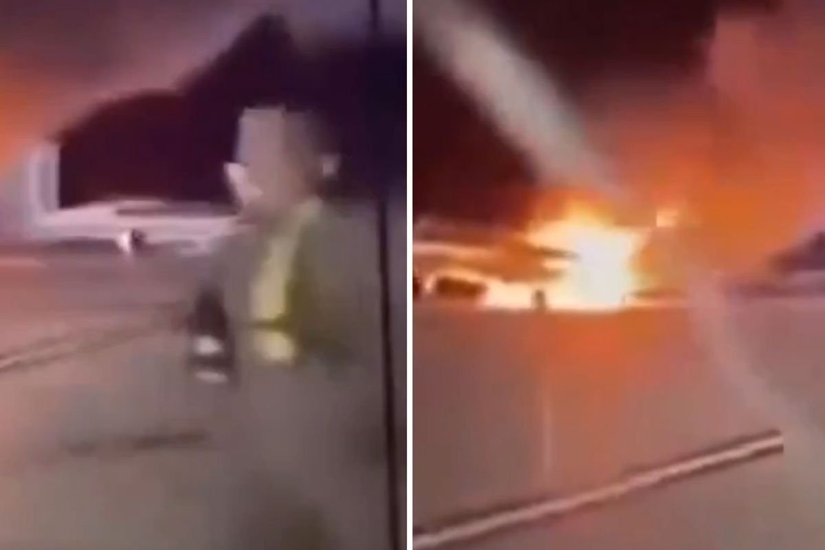 İsrail jetleri alev alev yandı, pilotlar böyle kaçtı