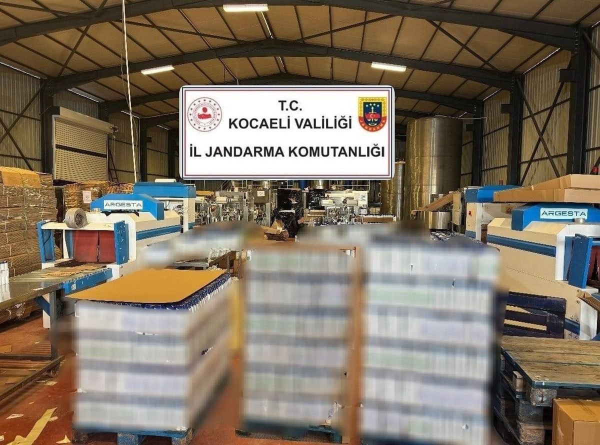 Kocaeli'de 40 Milyon TL Değerinde Sahte Şampuan Operasyonu