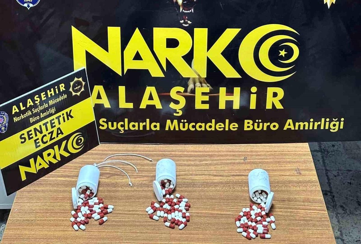 Alaşehir'de sentetik hap operasyonu: 1 tutuklama