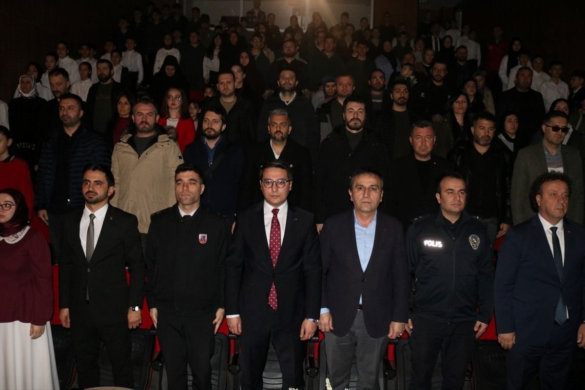 Asarcık'ta İstiklal Marşı'nın kabulünün yıl dönümü kutlandı