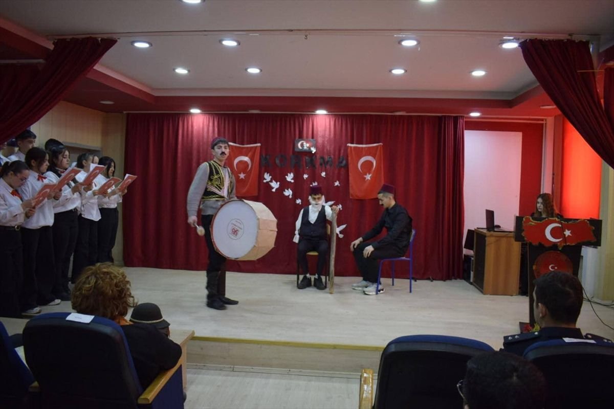 Ağlı'da İstiklal Marşı'nın kabulünün yıl dönümü kutlandı