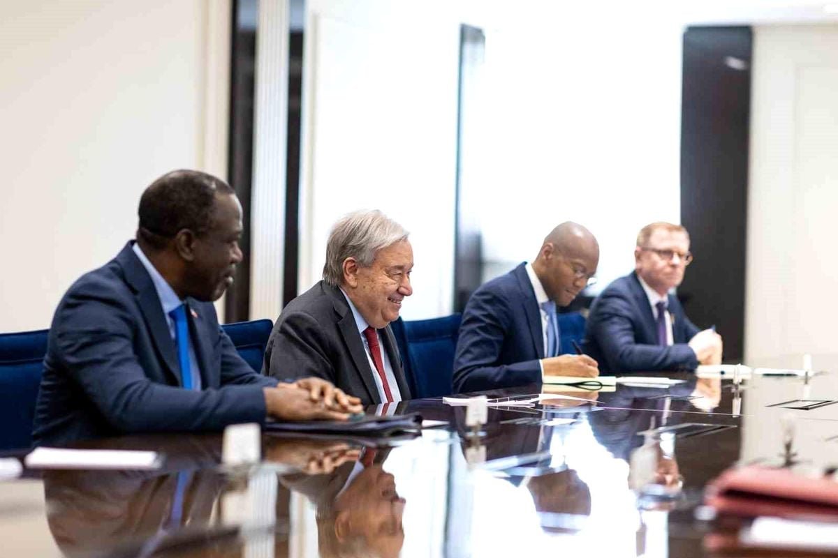 Dışişleri Bakanı Hakan Fidan, Birleşmiş Milletler Genel Sekreteri Antonio Guterres ile Ankara'da bir araya geldi.