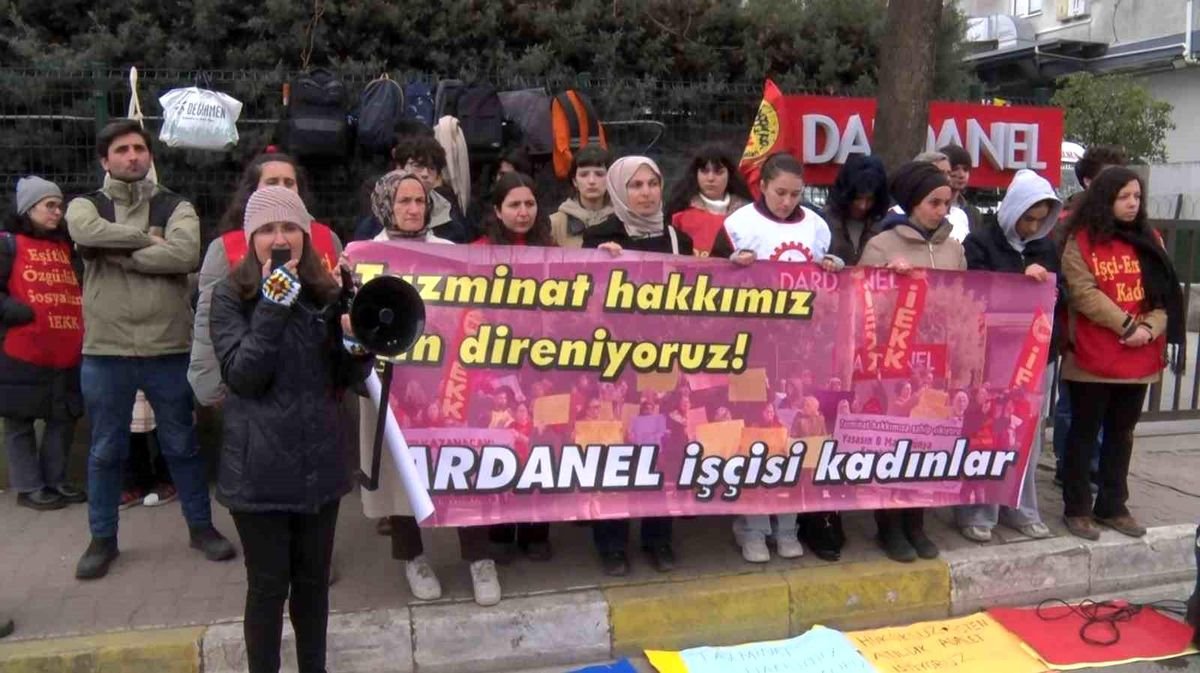 Dardanel işçileri eylemlerin 9'uncu gününde: "Sermayeleri soframızdan çaldıkları ekmekle büyüyor"