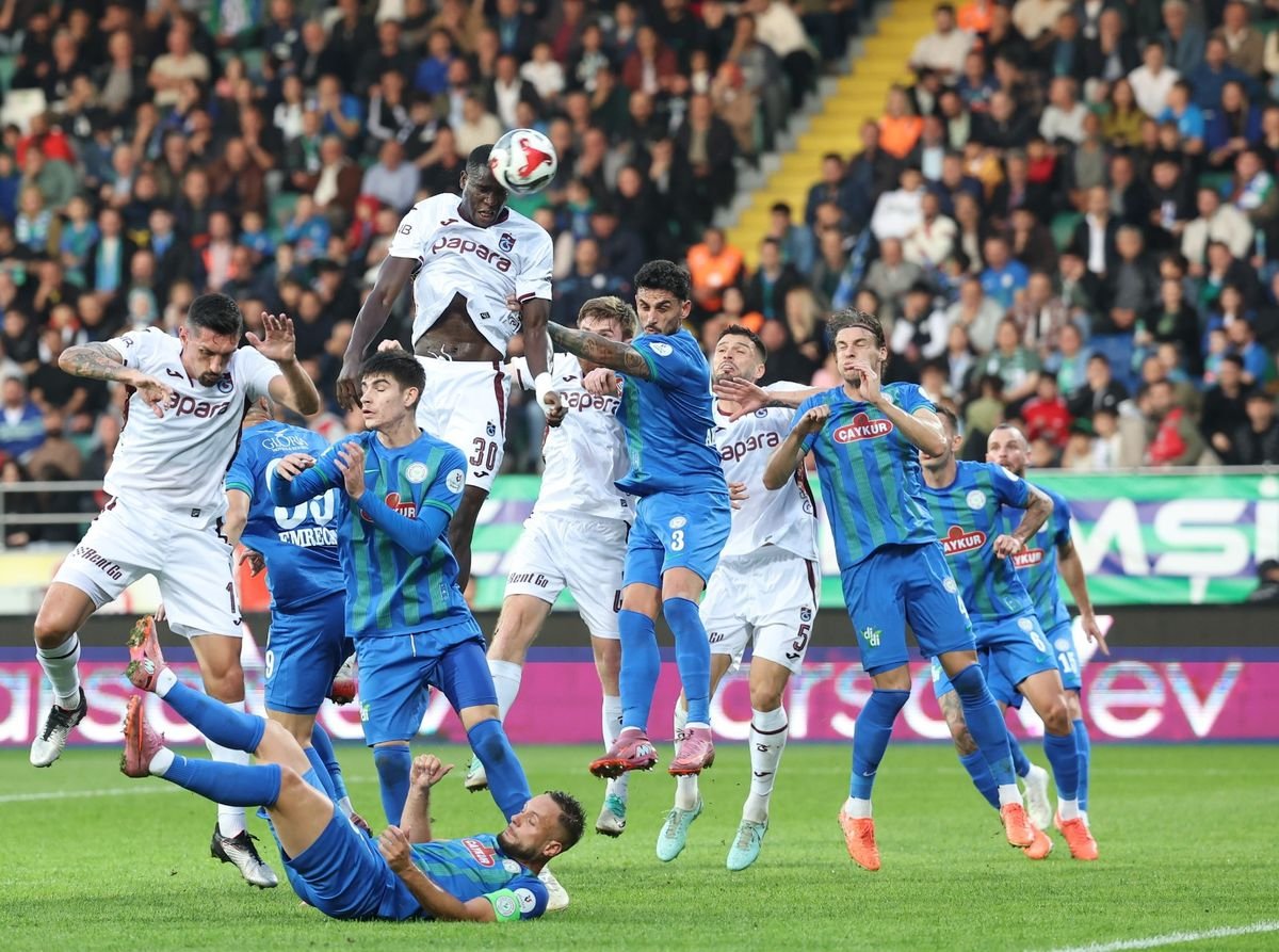 Trabzonspor ile Çaykur Rizespor 48'inci randevuda