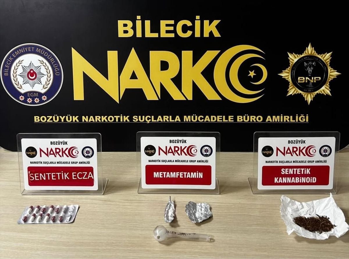 Bilecik'te uyuşturucu operasyonunda 3 zanlı yakalandı