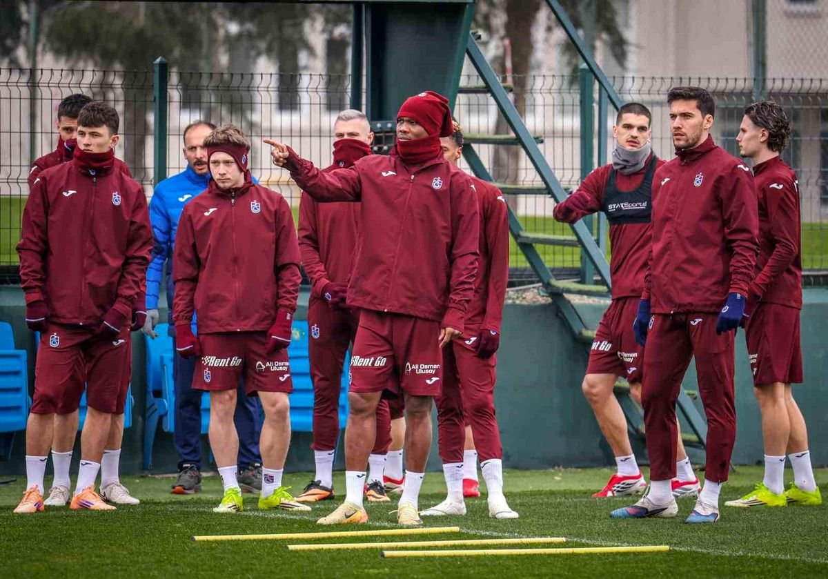 Trabzonspor ara vermeden Eyüpspor maçı hazırlıklarına başladı