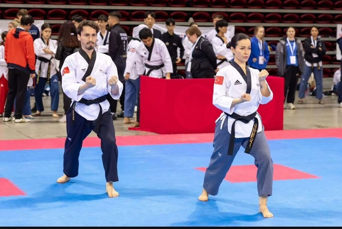 Tekvandocu çiftten, 2 altın madalya