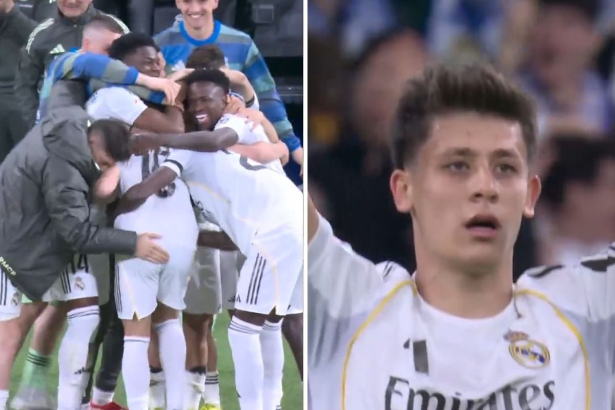 Arda Güler'den inanılmaz gol! Orta sahasının gerisinden attı