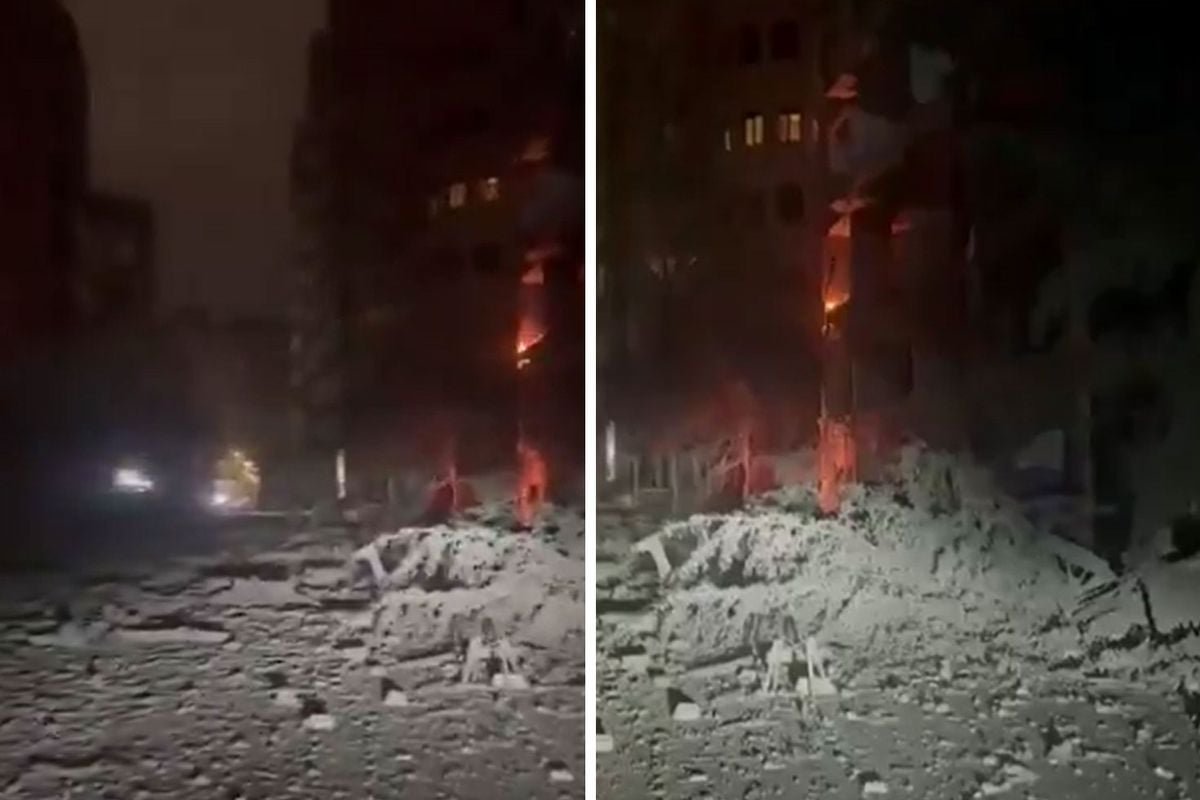 İsrail, Lübnan'da Başbakanlık binasının hemen yanını vurdu