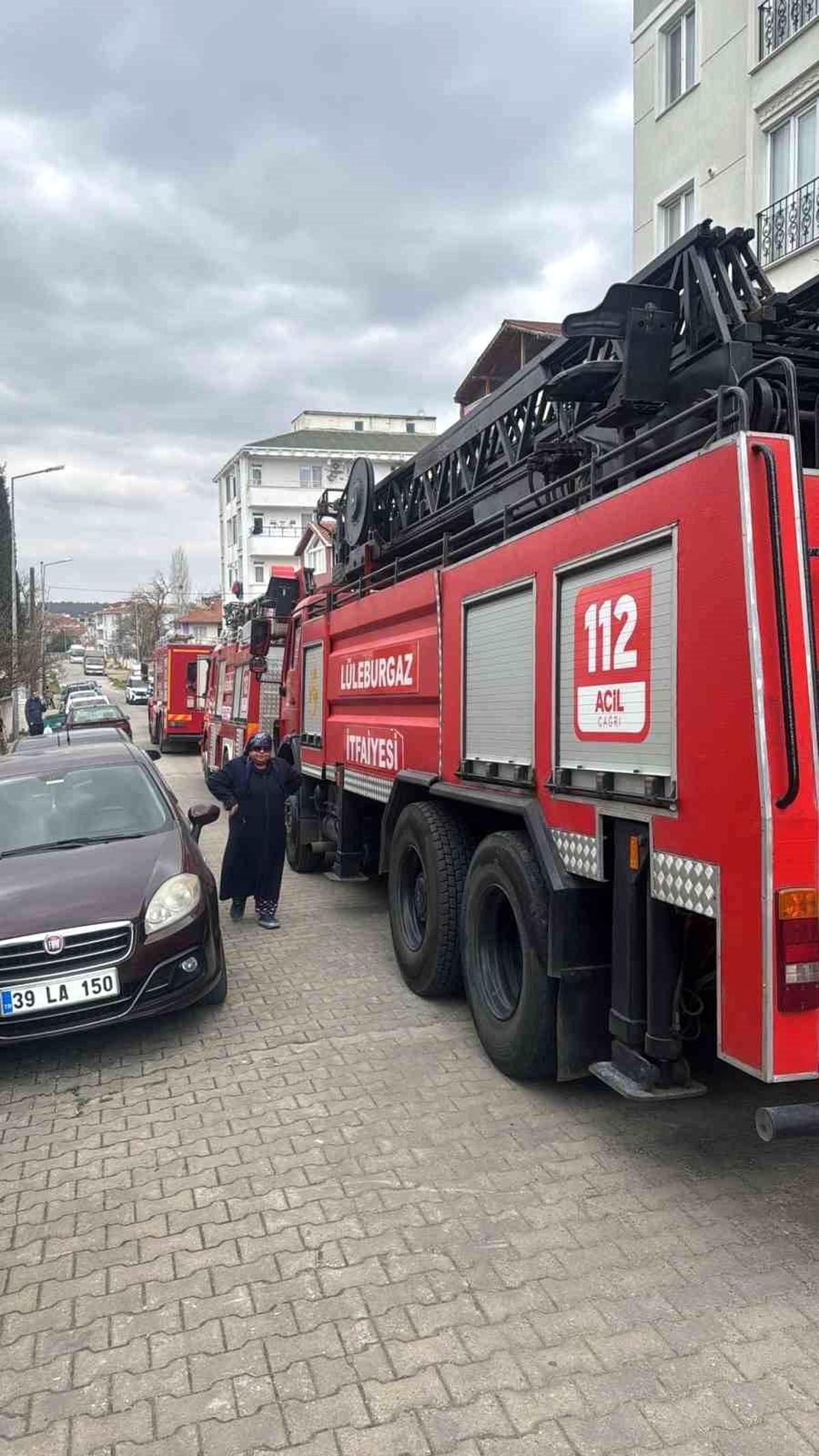 Kurutma makinesinden çıkan duman paniğe neden oldu