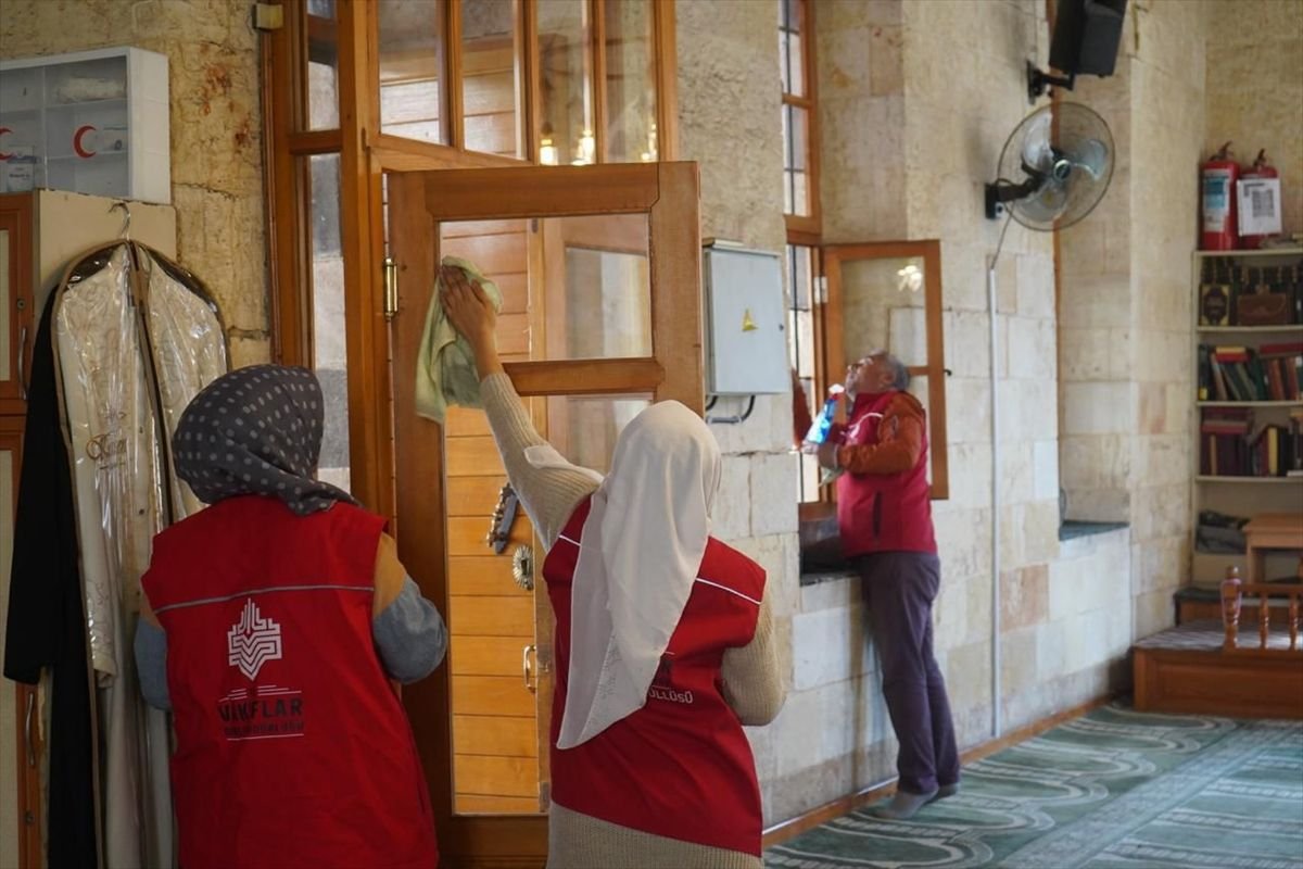 Gaziantep'te vakıf eseri camiler Kadir Gecesi ve Ramazan Bayramı'na hazır