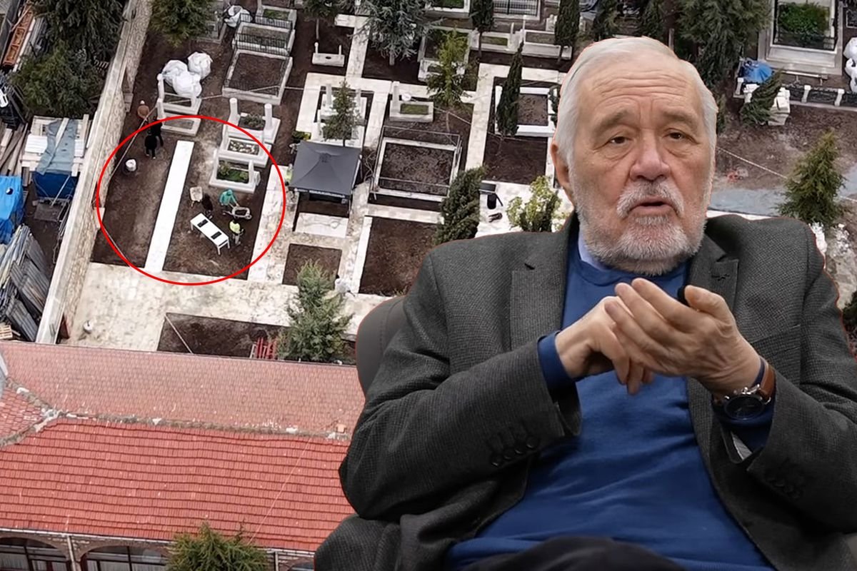 İlber Ortaylı'nın defnedileceği Fatih Camii haziresi dronla görüntülendi