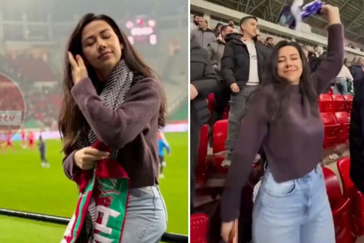 Diyarbakırlı hemşire İkra, Amedspor maçında kendinden geçti